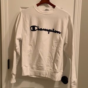 White Champion sweatshirt